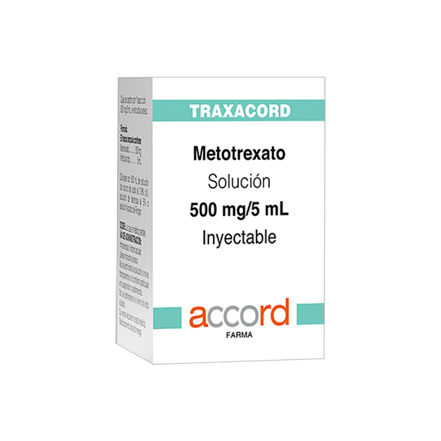 TRAXACORD-METOTREXATO-500MG TRAXACORD METOTREXATO 500MG/5ML INY - Imagen 1