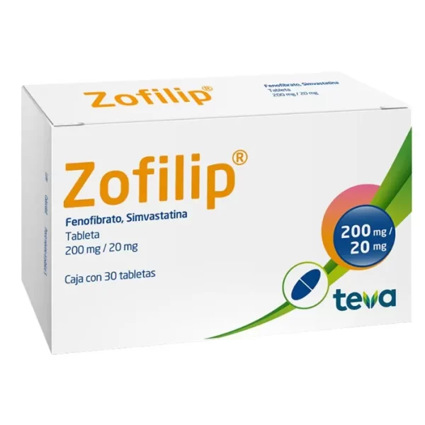 ZOFILIP 200/20 MG C/30 TAB