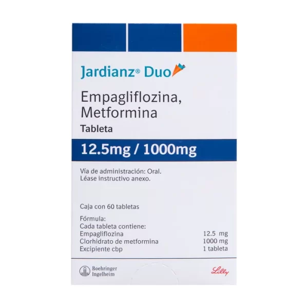 JARDIANZ DUO T 60 12.5/1000MG
