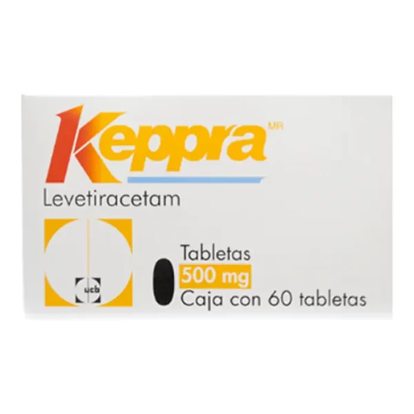 KEPPRA TAB. 500 MG. CAJA C/60