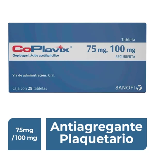 COPLAVIX TAB. RECUB. 75/100 MG. C/28