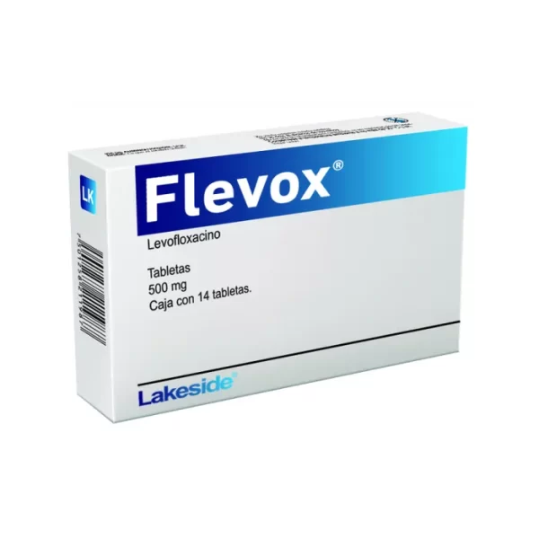 FLEVOX TAB. 500 MG. CAJA C/14 (LEVOFLOXACINO)