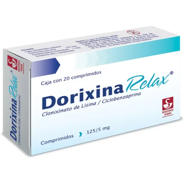 DORIXINA RELAX 125/5MG - COM - 20