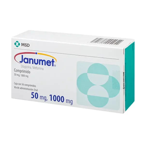 JANUMET 56 CAPS 50/1000MG