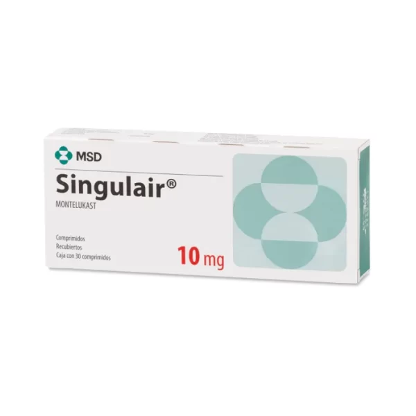 SINGULAIR COMPR. 10 MG. CAJA C/30.