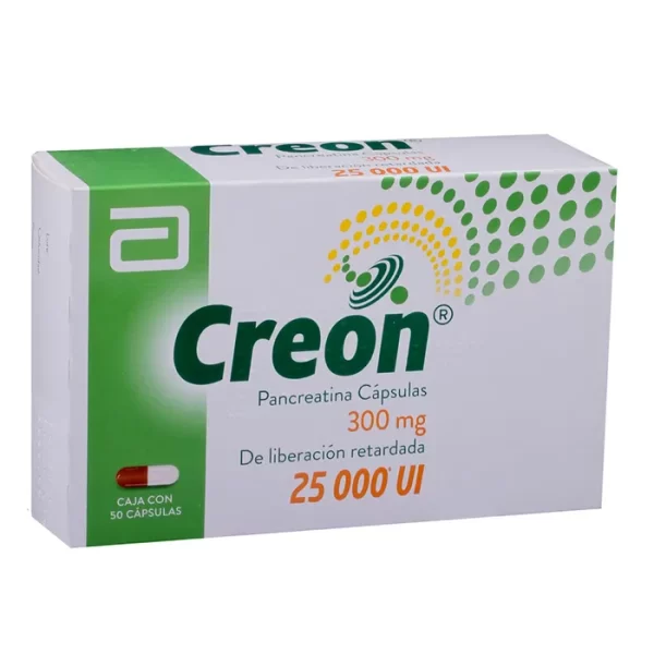 CREON 25,000 50 CAPS 300MG