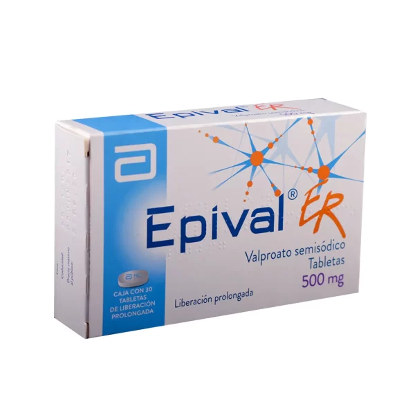 EPIVAL 500 MG 30 CPR