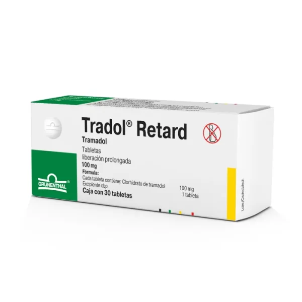 TRADOL RETARD 100 MG. C/ 30 TABLETAS